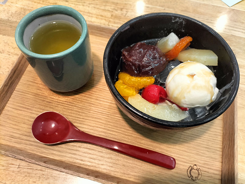 福島屋 クリームあんみつ